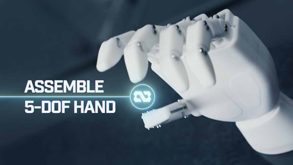 Build a Robotic Hand (5DOF) – How to Build a Robot for Beginners 1 1_Humanoid-Robot-Hand